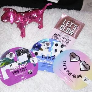 Victoria's Secret Pink Bundle of Dog & Face Mask